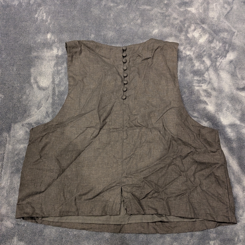 Elegant Gray Sleeveless Top